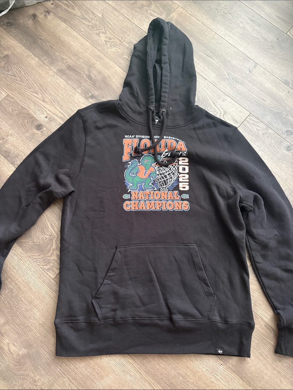 47 Brand Black Florida Gators National Champions Crewneck Sweatshirt